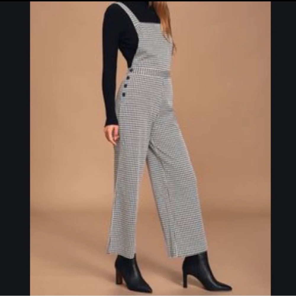 Amuse Society Large Gingham Jumpsuit